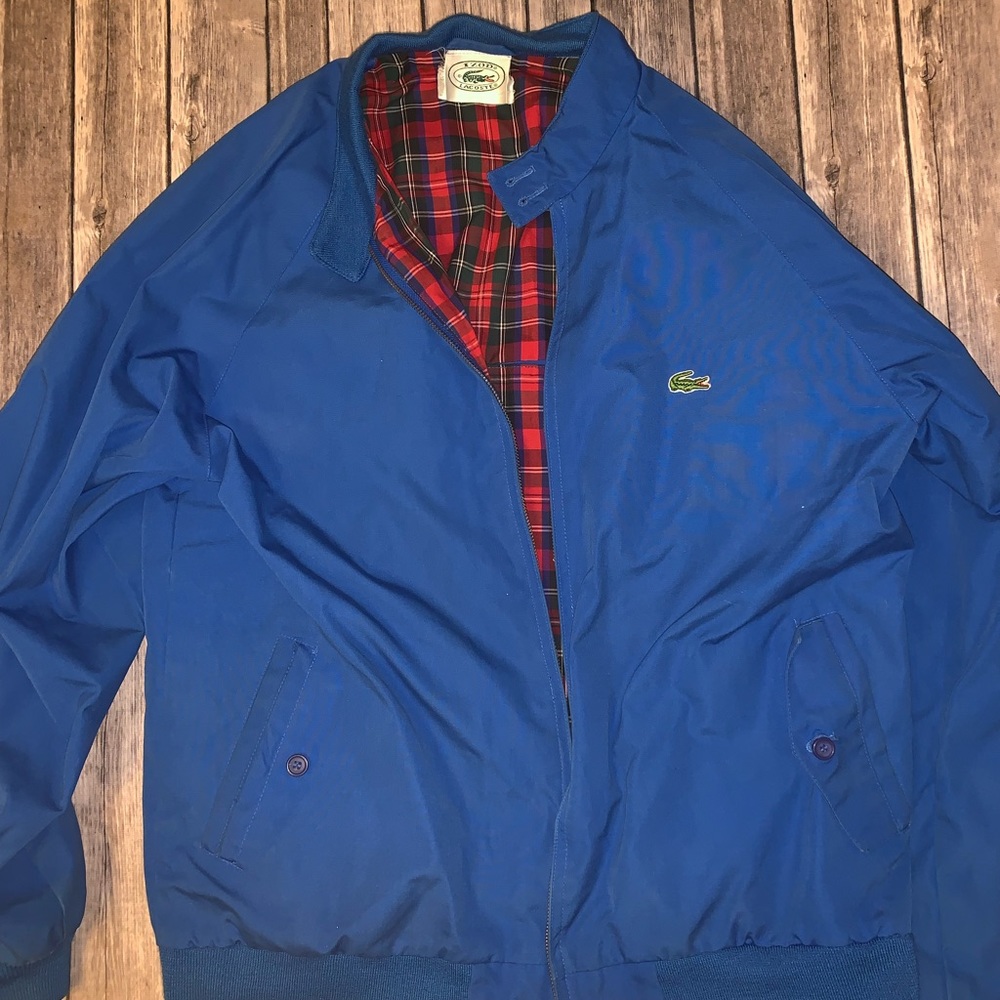 Vintage Blue Lacoste Jacket